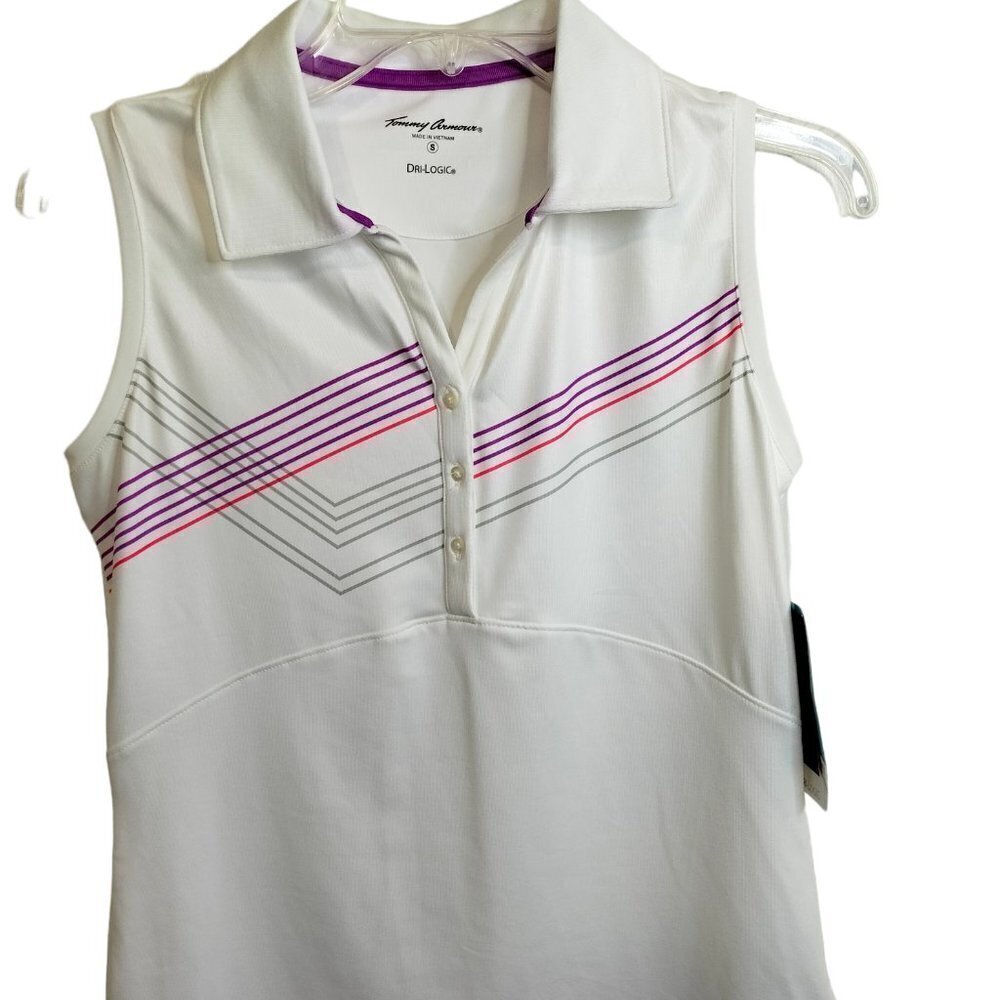 (1076)Tommy Armour Women's Dry-logic Golf Shirt Size Small